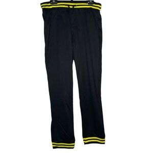 ZYFGfree Stripe Trim Swatpants (Size:XXL, Color:Black/Yellow)